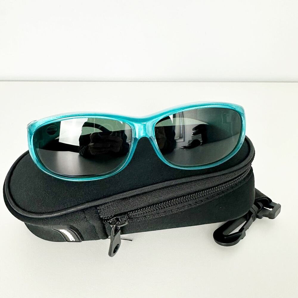 Cocoons Flex2Fit AQUA Sunglasses With Case C4118G Mini Slim